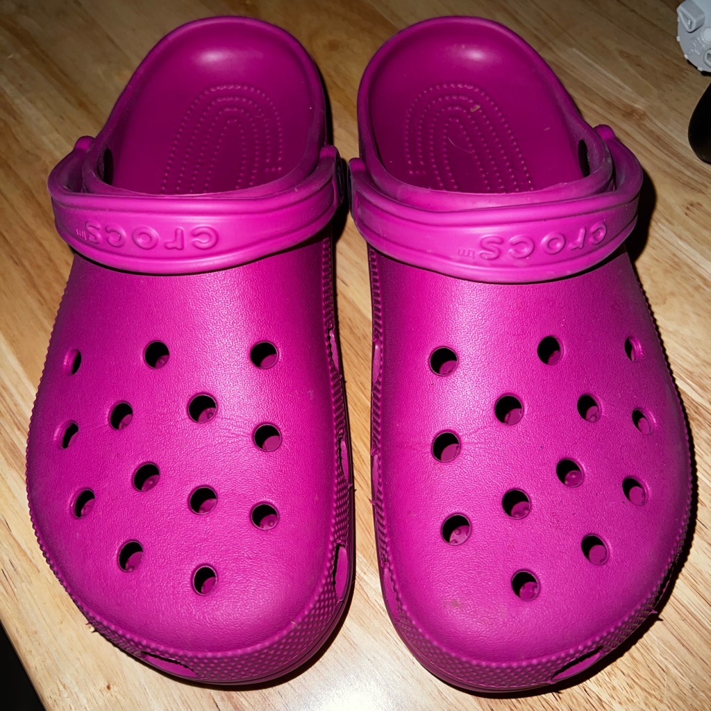 Fuchsia Crocs